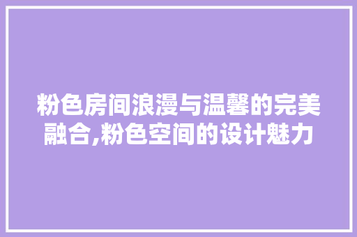 粉色房间浪漫与温馨的完美融合,粉色空间的设计魅力